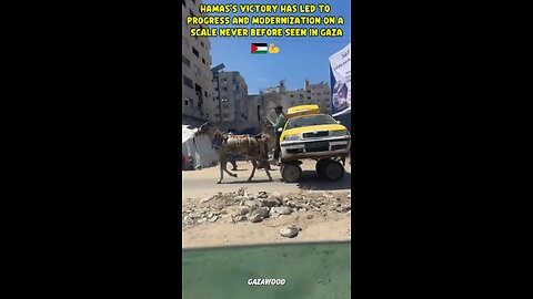 Hamas's Victory led to progress and modernization on a scale never seen before! They must be happy!