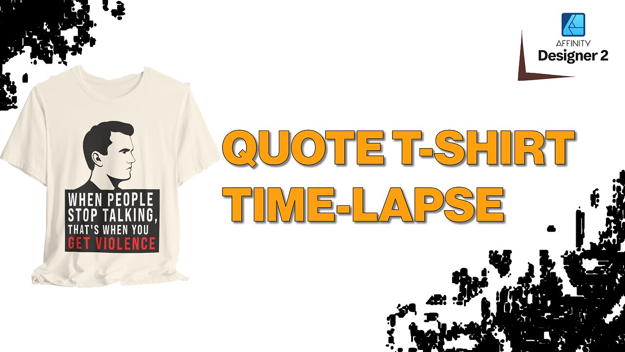 Charlie Kirk Quote Shirt ✍️ | Free Speech Graphic Tee Design Timelapse