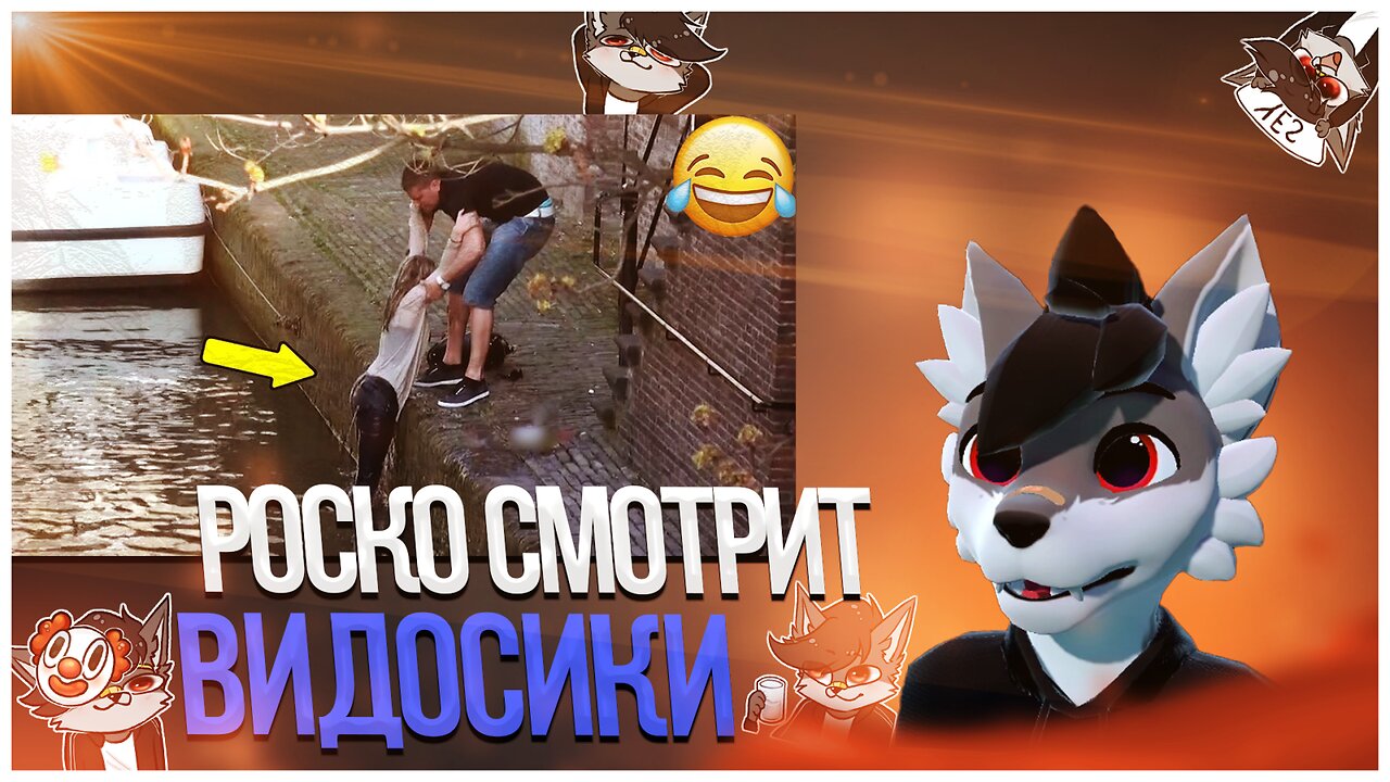 🐺 Роско смотрит 15 Минут ОТБОРНЫХ ПРИКОЛОВ 2025 #96