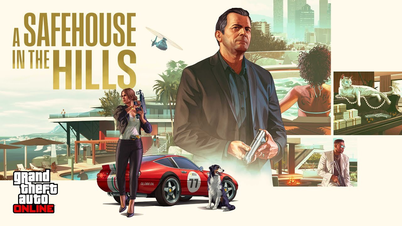 GTA Online - Official 'A Safehouse in the Hills' Update Release Date Trailer