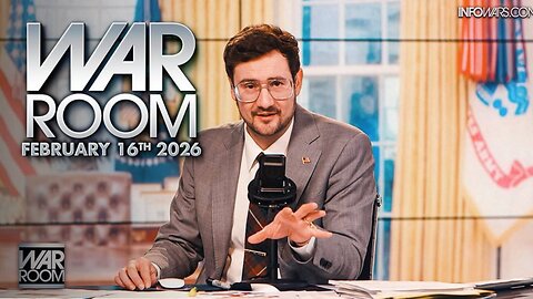 WAR ROOM WITH HARRISON SMITH - 2/16/2026: Rep. Massie Blasts DOJ For Still Withholding Epstein Documents, Bannon Issues Statement & MORE!