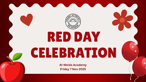 ❤️ Red Day Celebration at Weida Academy | Fun, Learning & Joy with Our Little Stars ❤️
