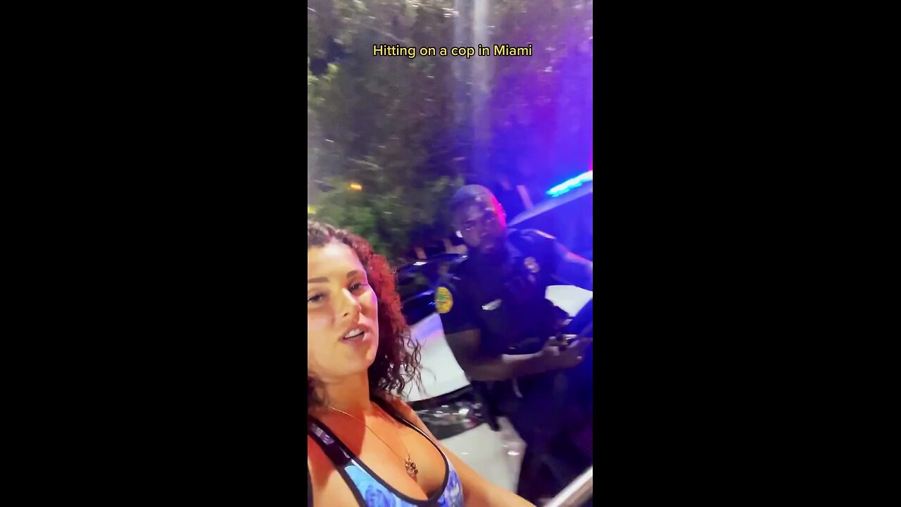 👮👀 Woman Caught on Camera Flirting with Miami Cop 💋
