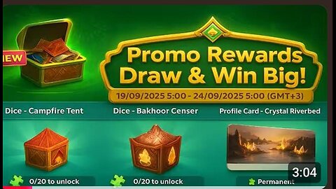 Yalla ludo New Activety Promo Rewards 2025 || Yaa Ludo New promo Rewards Evant