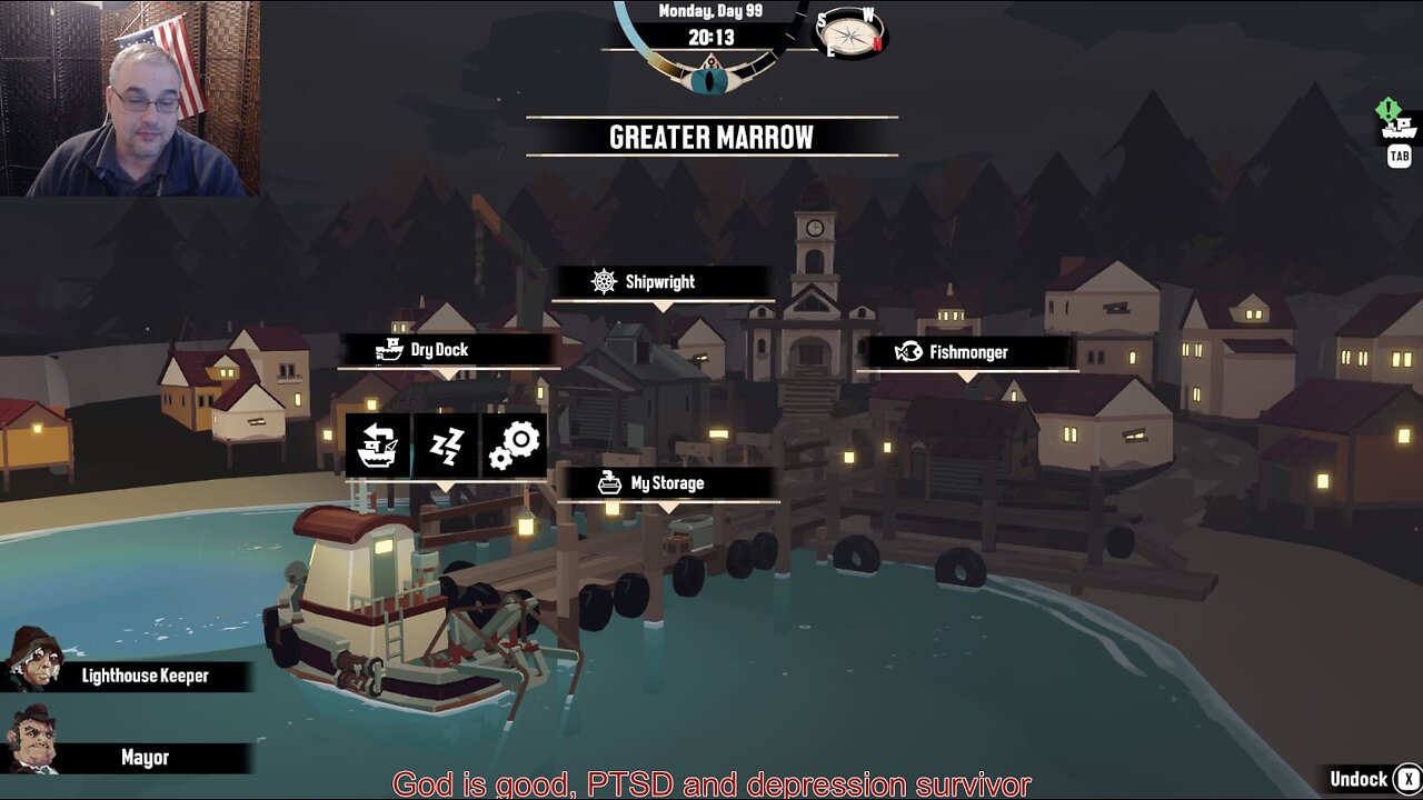 Dredge, HORROR and FISHING? yep. Good music too.