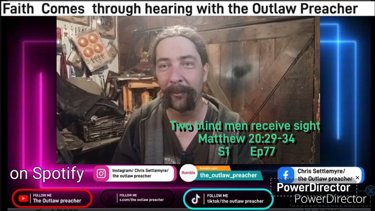 Two blind men receive sight Matthew 20:29-34 S1 Ep77