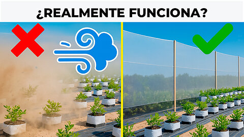 Malla rompevientos: ¿realmente funciona?