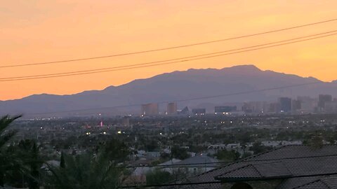 Did you see tonight's Las Vegas sunset? Check this out! 03.21.2025 #follow #lasvegas #gaming #travel