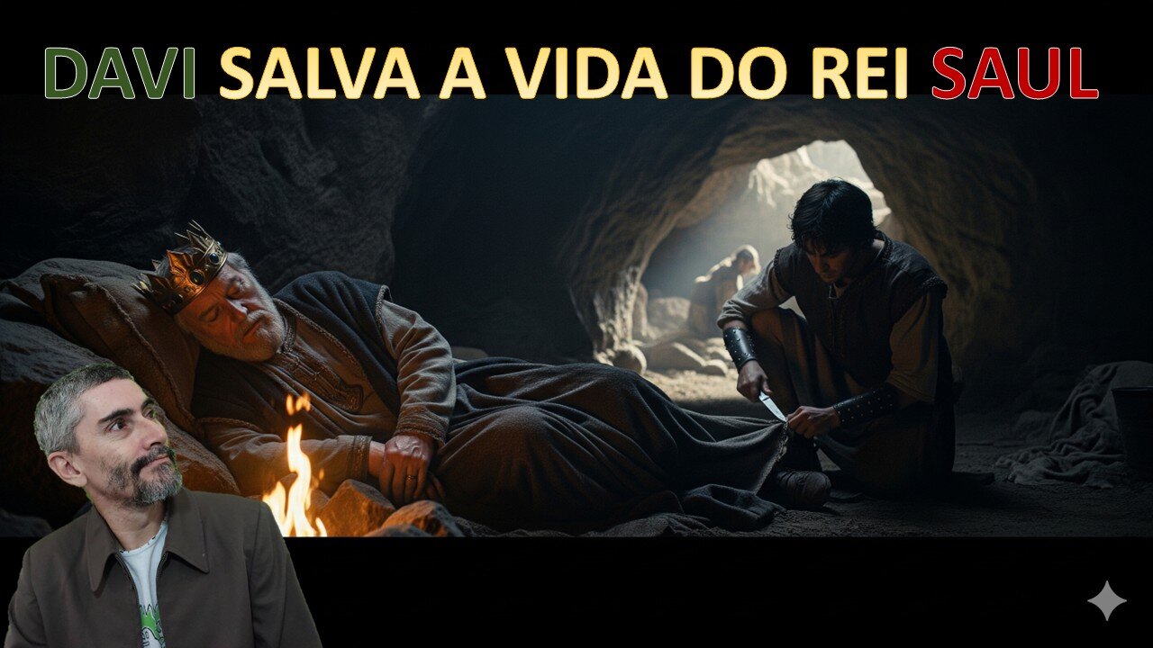 1 Samuel (9) cap: 22, 23 e 24. Davi, o Ungido de Deus, Poupa a Vida do Rei Saul