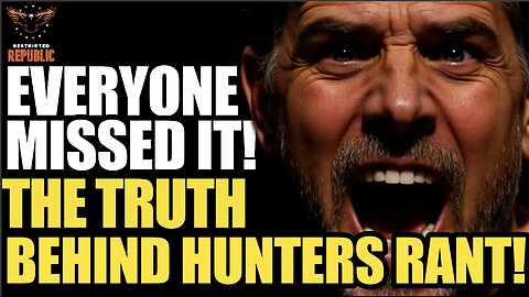 Everyone Missed It! The Truth Behind Hunter Biden’s Rant!