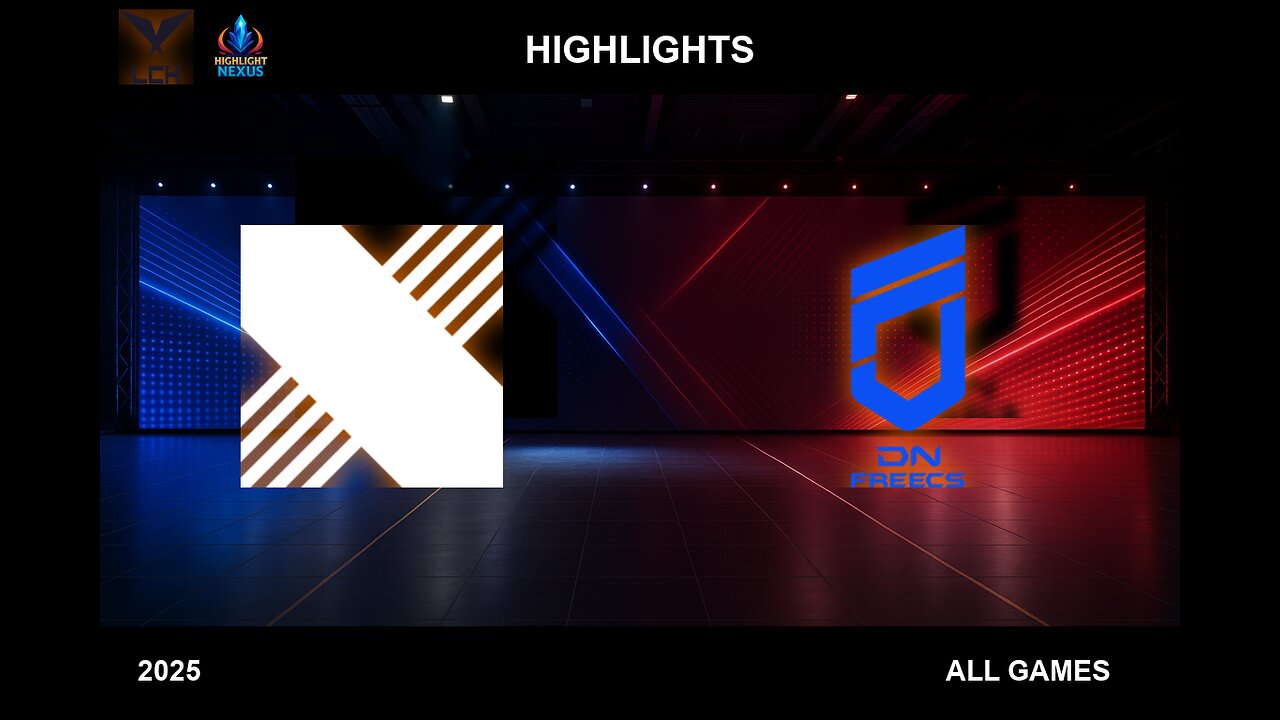 DRX vs DNF ALL GAMES Highlights - LCK 2025 Highlights - DRX vs DN Freecs