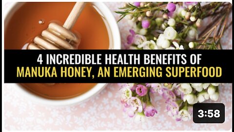 "Emerging Superfood: Manuka Honey's 4 Remarkable Health Benefits"