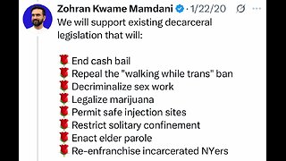 Libs of TikTok on Zohran Mamdani NYC socialist mayoral candidate polices