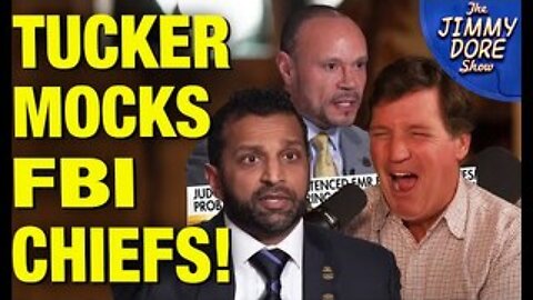 Tucker LAUGHS Hysterically At Bongino & Kash Saying Epstein Killed Himself!