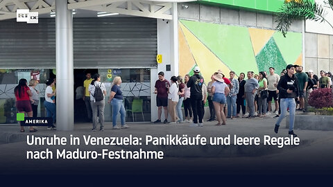 Unruhe in Venezuela: Panikkäufe und leere Regale nach Maduro-Festnahme