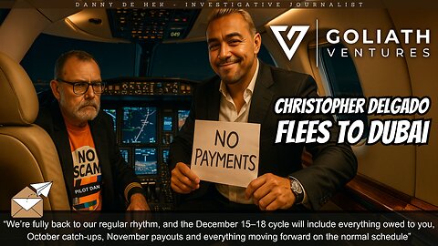 Goliath Ventures Inc Dec 15–18: Payouts Promised - Where is The Money? Where is Christopher Delgado?
