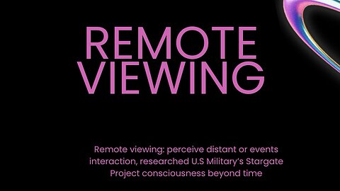 Astral projection & remote viewing