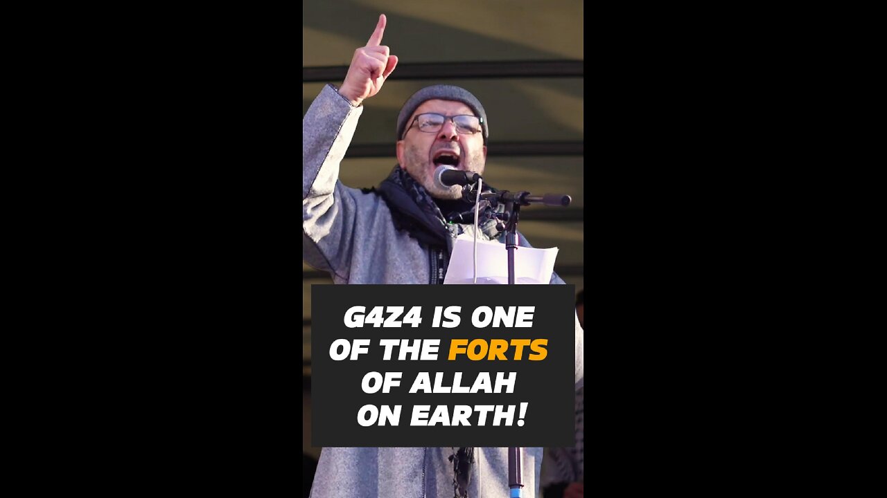 Arabisk tale fra protestmarch for Gaza d. 23.05.2025
