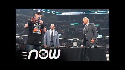 Cody Rhodes and John Cena’s final face-off before SummerSlam WWE Now, August 1, 2025