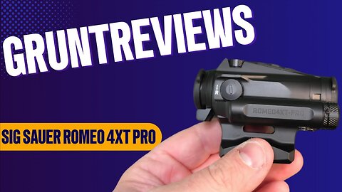 Sig Sauer Romeo4XT-PRO- Tabletop Review