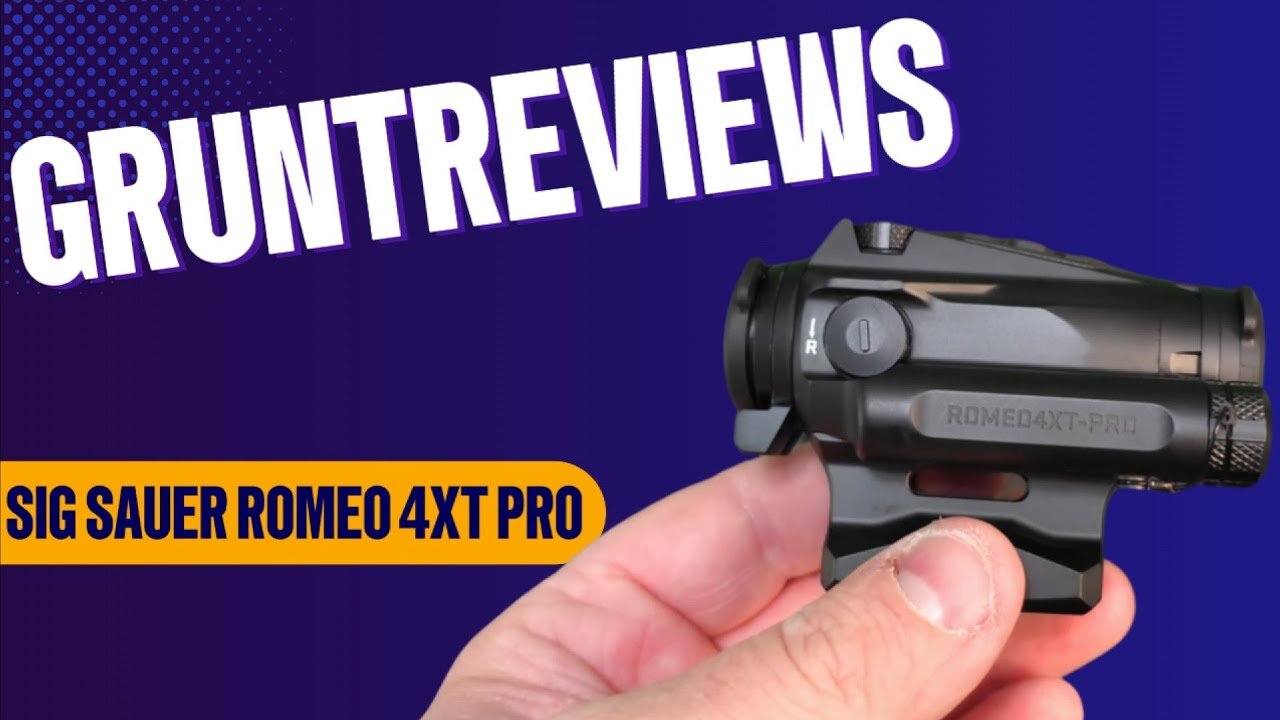Sig Sauer Romeo4XT-PRO- Tabletop Review