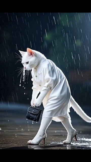 Beautiful sas cat video hard work to change herself