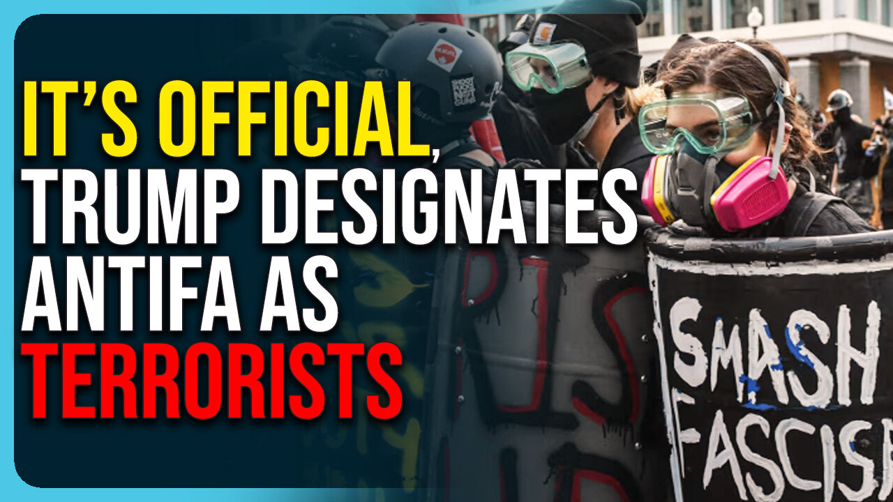 It’s Official, Antifa Is A Terrorist Organization, Big Tech Must Ban Antifa Accounts