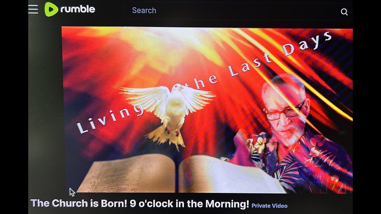 The Church is Born! 9 o'clock in the Morning!