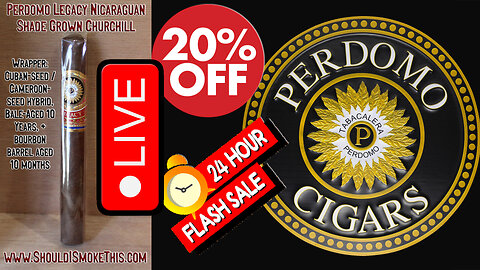 ShouldISmokeThis.com LIVE - Perdomo Legacy NSG - 2/18/26