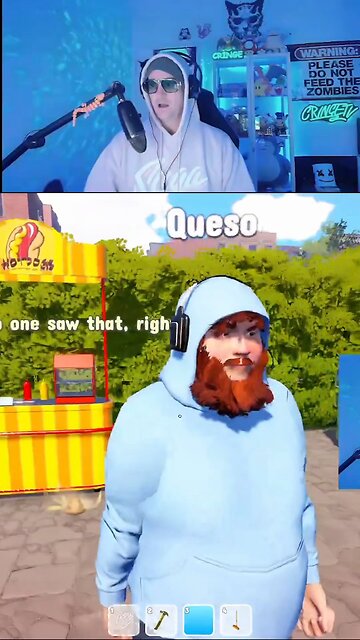 Bro Caseoh stole my hotdogs in Waterpark Simulator😡