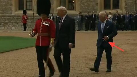 Royal family rolls out the red carpet for #Trump at Windsor Castle #KING #ENGLAND