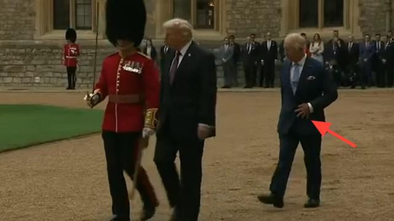 Royal family rolls out the red carpet for #Trump at Windsor Castle #KING #ENGLAND