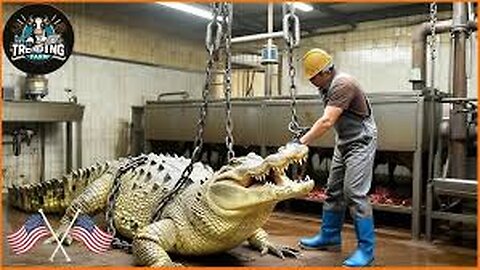 Shocking ! The Crocodile Processing - How China Turns Apex Predators Into Luxury Goods