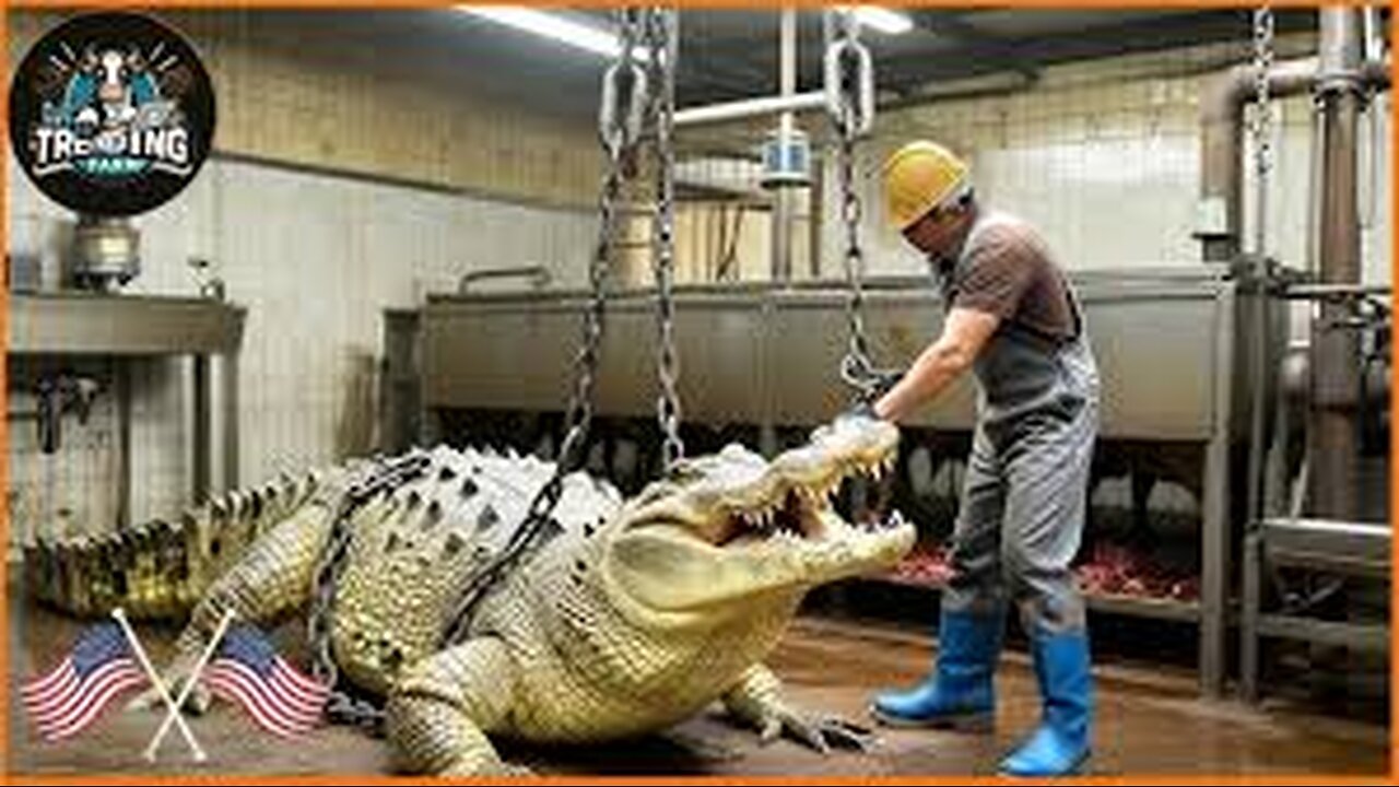 Shocking ! The Crocodile Processing - How China Turns Apex Predators Into Luxury Goods
