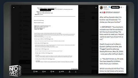 THIS Is The Most Important Email In The Epstein Files: