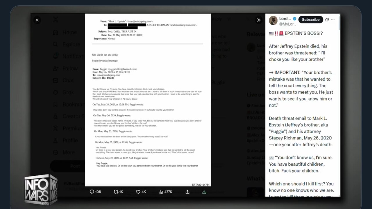 THIS Is The Most Important Email In The Epstein Files: