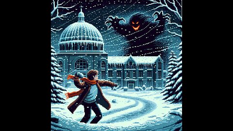 The Lurking Horror, a C64 snowy stream