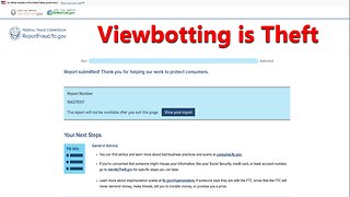 Viewbotting is Theft | I Will Report You