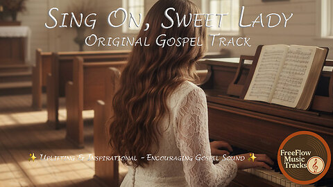 Sing On, Sweet Lady – an original Gospel track by FreeFlow Music Tracks