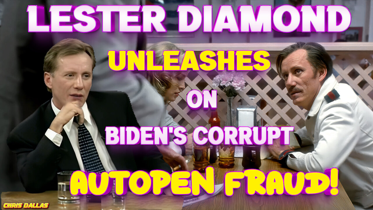 Lester Diamond Joins Vinny! Exposing Biden’s Autopen Scandal! Lester Calls Out Biden’s Corruption!