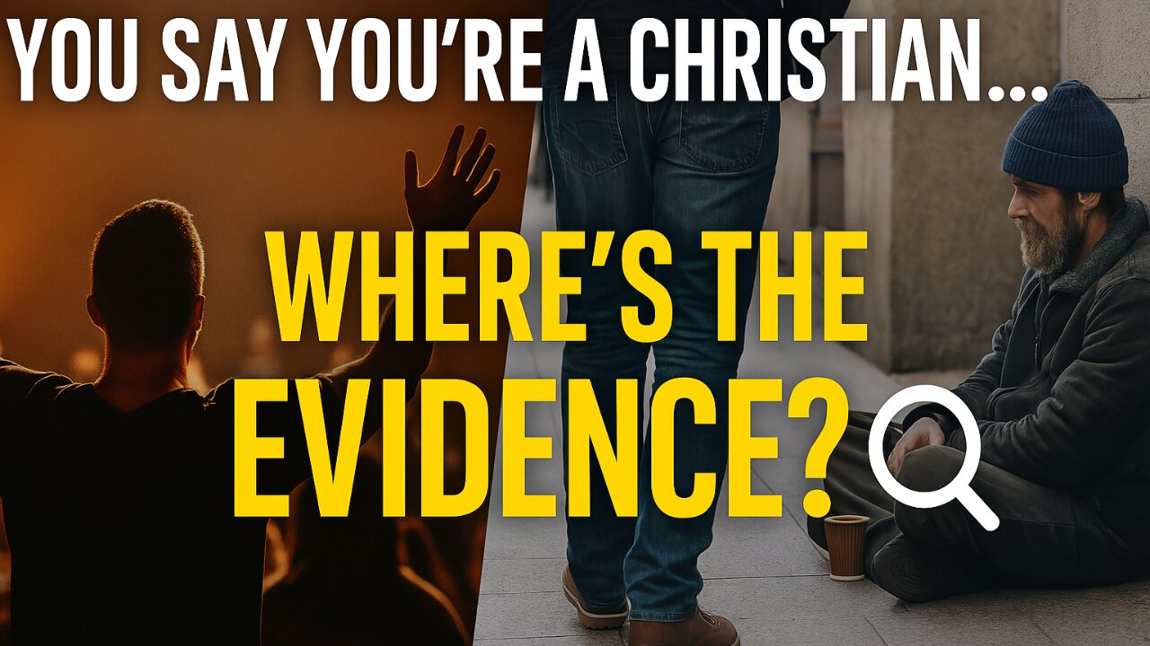 You Say You're a Christian… Where’s the Evidence?