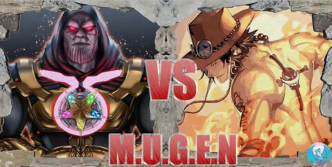 A Duel of Cosmic Tyranny and Supreme Flame: Thanoseid (Amalgam) vs. Ace (One Piece) MUGEN Clash!