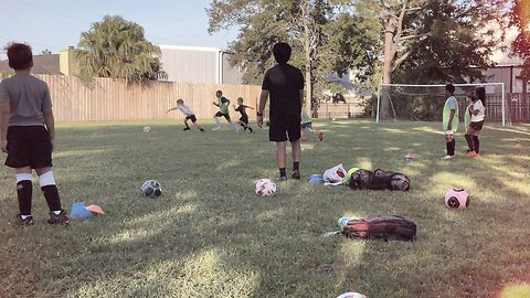 Blasian Babies Brother Continues The 2025 Youth Soccer Season With A Practice Session At The Park!