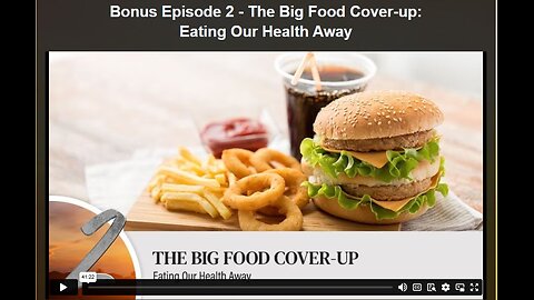 HEALING REVOLUTION SERIES: BONUS EPISODE 2- The Big Food Cover-up: Eating Our Health Away