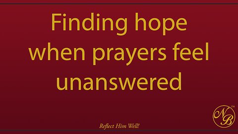 Finding Faith in Despair: David’s Profound Prayer in Psalm 13