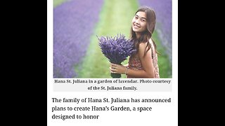 Michigan School Shooting Victims Memorial - Hannah's Garden Grand Opening