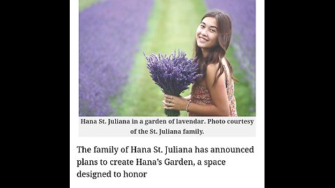 Michigan School Shooting Victims Memorial - Hannah's Garden Grand Opening