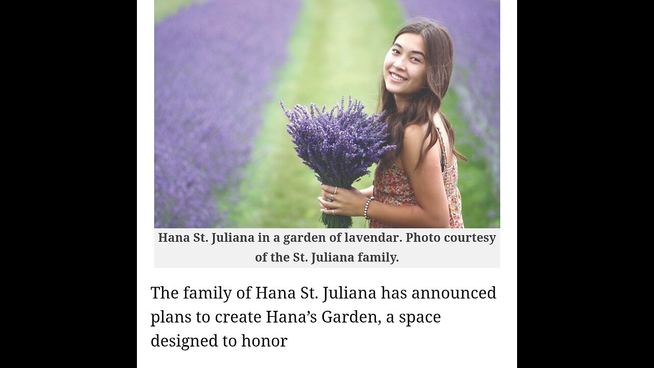 Michigan School Shooting Victims Memorial - Hannah's Garden Grand Opening