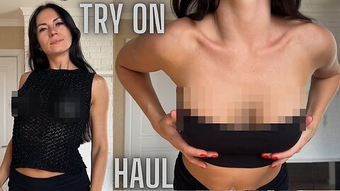 HOT GIRL Trying on new Tops to see which one Covers my Belly Button 🙈👕