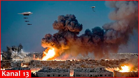 US launches massive air strikes on Iranian territory; operation entails heavy American bombing